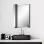 Frameless Beveled Prism Wall Mirror - Clear