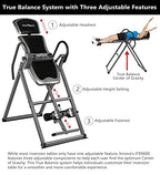 HEALTH AND FITNESS Inversion Table With Heavy-Duty Steel Frame And Adjustable Ankle Holders - ITX9600