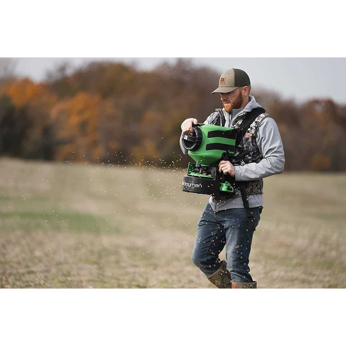 Hooyman 24V Chest Spreader With Battery And Charger