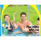 Bestway Kids Above Ground Pool With UPF 40+ Canopy, 244x51cm Steel Frame