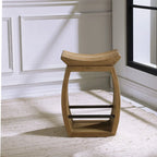 Bailey Street Home Modern Wood Counter Stool, 25 inch - 208-Bel-4361902