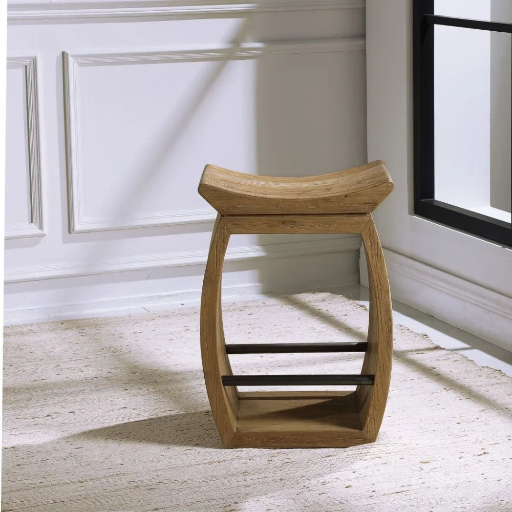 Bailey Street Home Modern Wood Counter Stool, 25 inch - 208-Bel-4361902