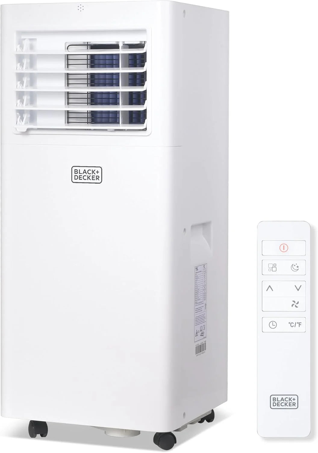 BLACK+DECKER Portable Air Conditioner 10,000 BTU for Rooms up to 450 Sq. Ft., White