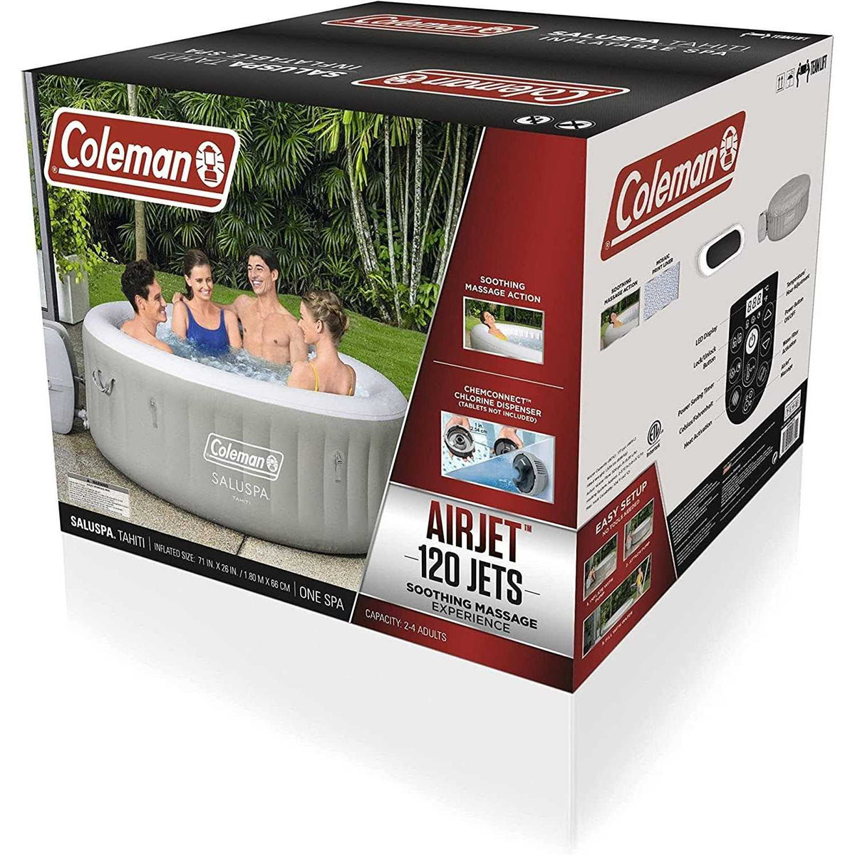 Coleman SaluSpa Tahiti Inflatable Hot Tub Spa