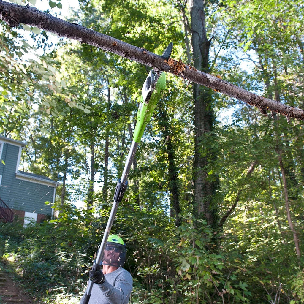 Greenworks 40V 20in Pole Saw With Hedge Trimmer Attachment, 2.0 Ah Battery And Charger