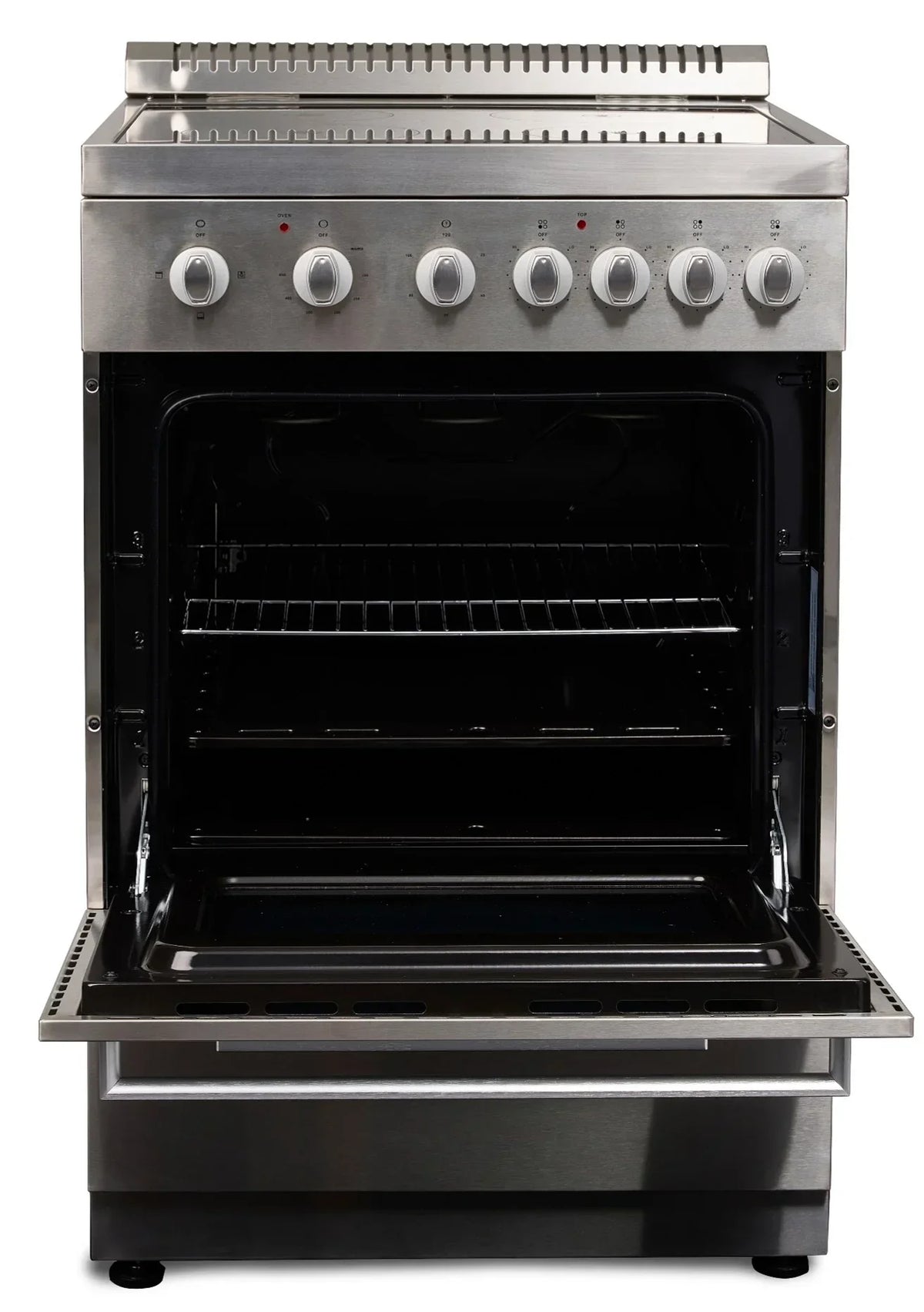 Premium Levella 24in Freestanding Electric Range With 4 Burners And 2.6 Cu. Ft. Oven Capacity