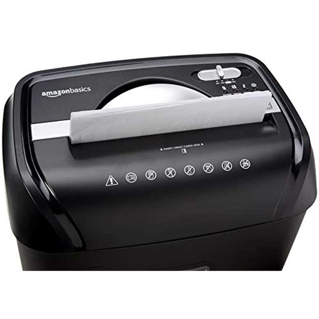 Amazon Basics 12-Sheet Cross-Cut Paper And Credit Card Home Office Shredder