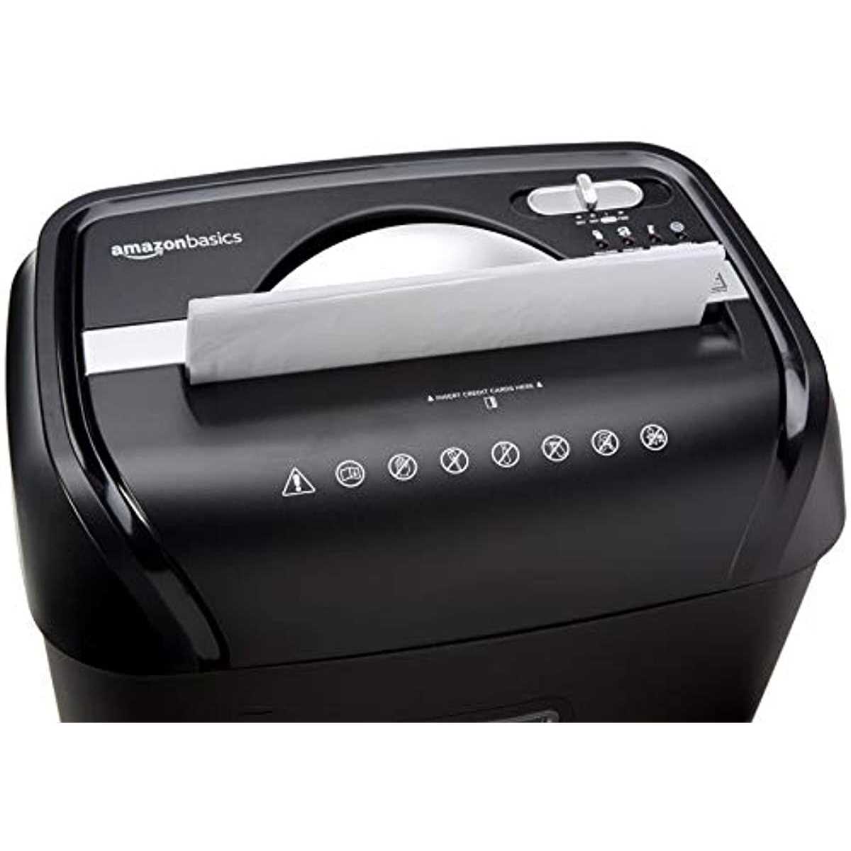 Amazon Basics 12-Sheet Cross-Cut Paper And Credit Card Home Office Shredder