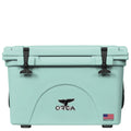 ORCA 40 Quart Hard Cooler Insulated Ice Chest, Seafoam Green