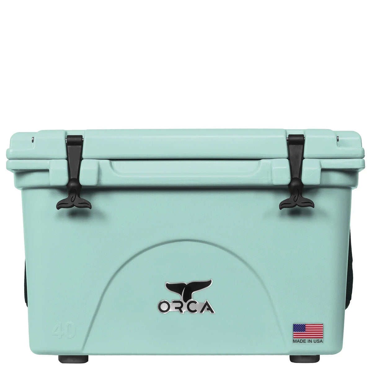 ORCA 40 Quart Hard Cooler Insulated Ice Chest, Seafoam Green
