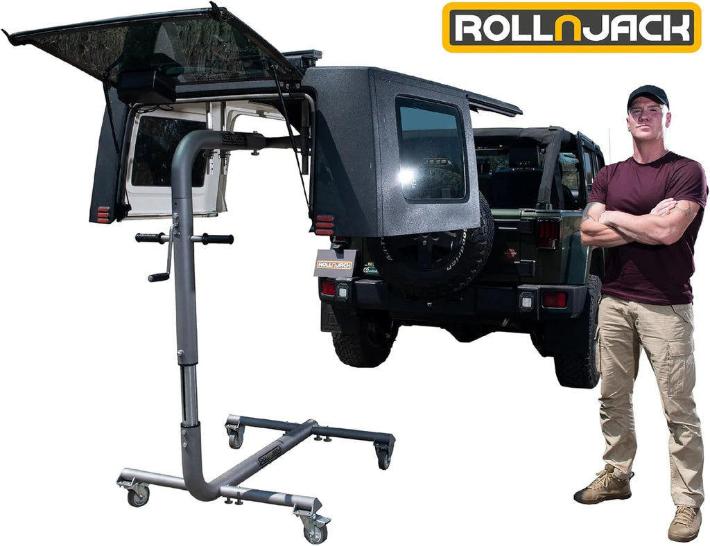 RollnJack Hardtop Remover Lift For Jeep Wrangler - One-Person System