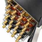 Smad Compressor Wine Cooler 3.1 Cu ft 28 Bottles Stainless Steel Door 110V - JC-88E-2 / D-JC-88E/H