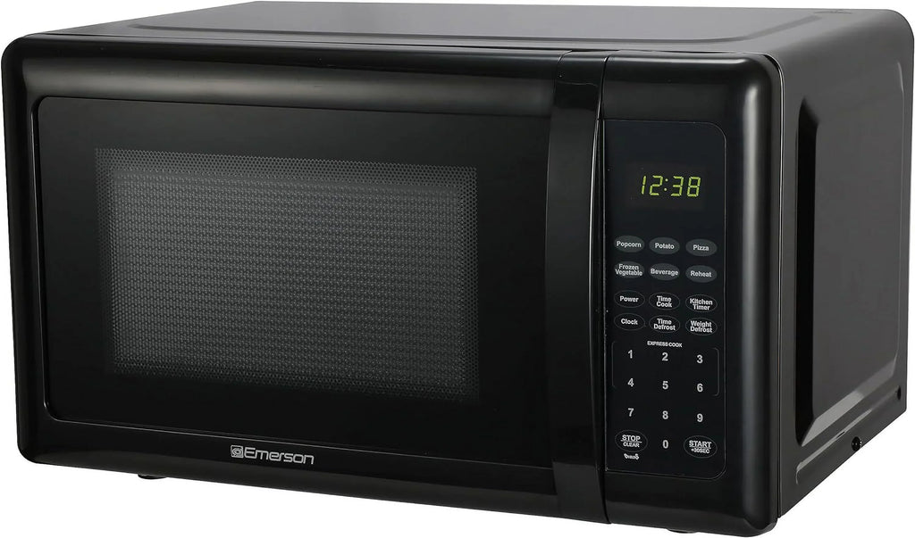 Compact Countertop Microwave Oven, 0.7 Cu. Ft., 700W, Black