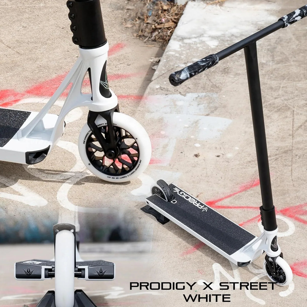 Envy Prodigy X Street Complete Scooter, White, 5.5 x 21 in - COMPPROXSTWH