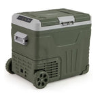 Portable 12V Car Refrigerator Electric Cooler, 35L/50L, Green