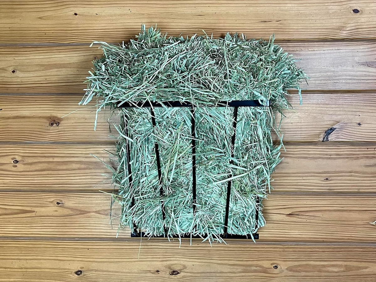 Dutch Ranch Steel Wall Hay Rack, Black, 18.5 in Long
