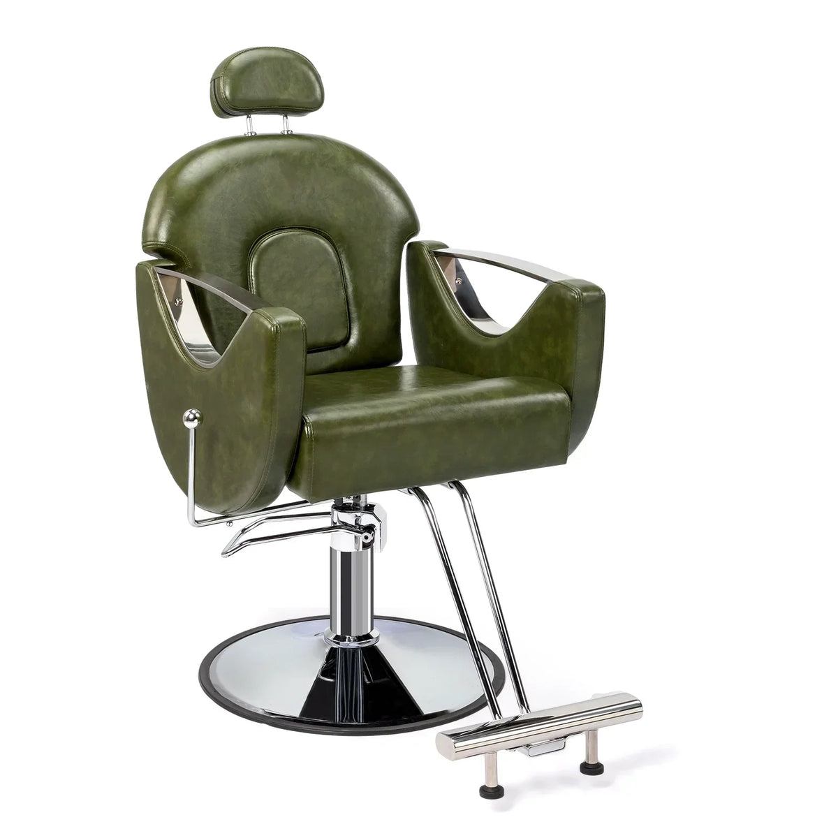 OmySalon Reclining Salon Chair With Footrest And 330 lbs Capacity