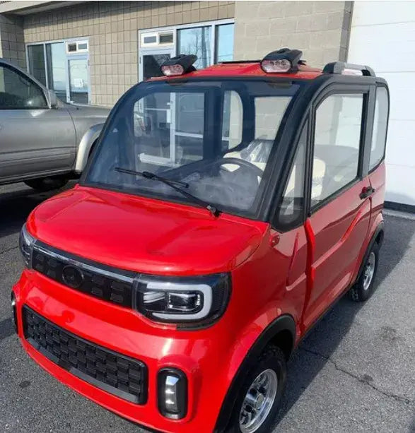 Two-Seat Electric Golf Cart With Air Conditioning And Heat