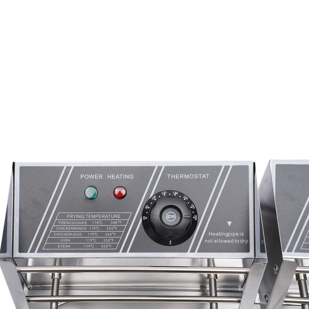 Commercial Electric Deep Fryer, 5000W, 12L Single Tank, Stainless Steel Fry Basket