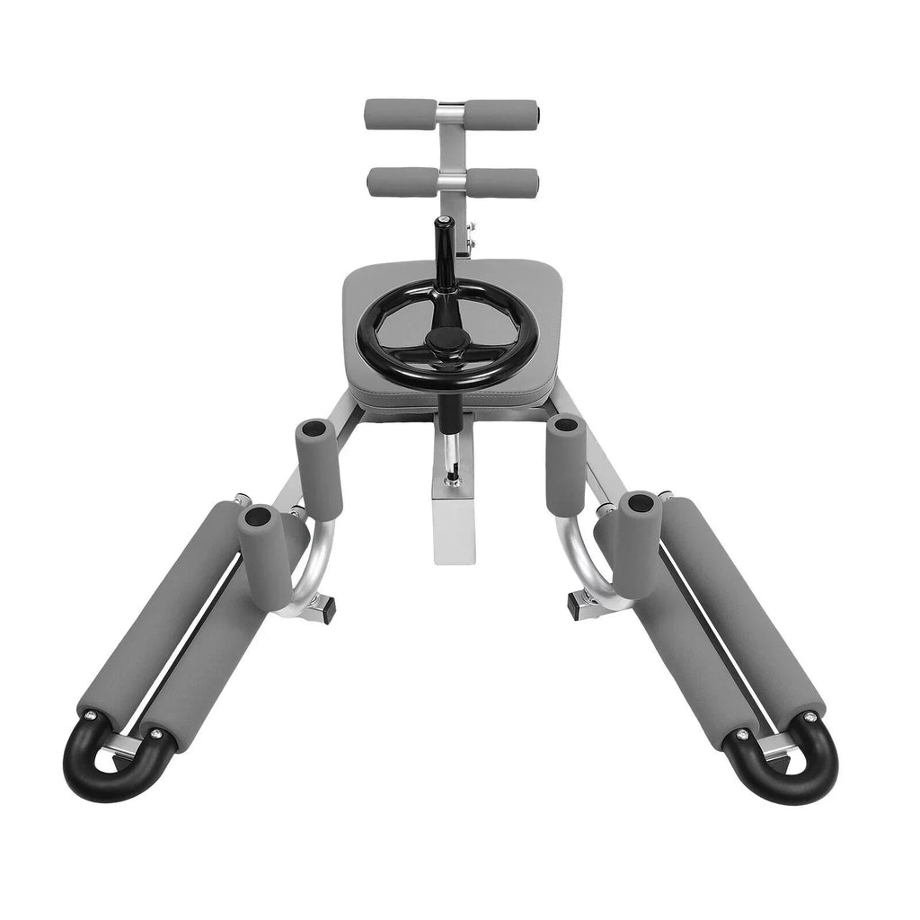 Leg Stretcher Training Machine, Steel, Gray, 330 lbs Capacity