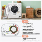 Euhomy Portable Clothes Dryer 110V 850W 1.5 cu.ft - Compact Laundry Dryer