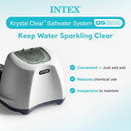 Intex Krystal Clear Saltwater System For Above-Ground Pools Up To 15,000 Gallons