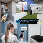 Night Owl 12 Channel 2K 2-Way Audio DVR With 1TB Hard Drive