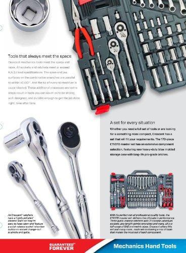 Crescent General Purpose Tool Set, 170 Piece, Closed Case - CTK170CMP2