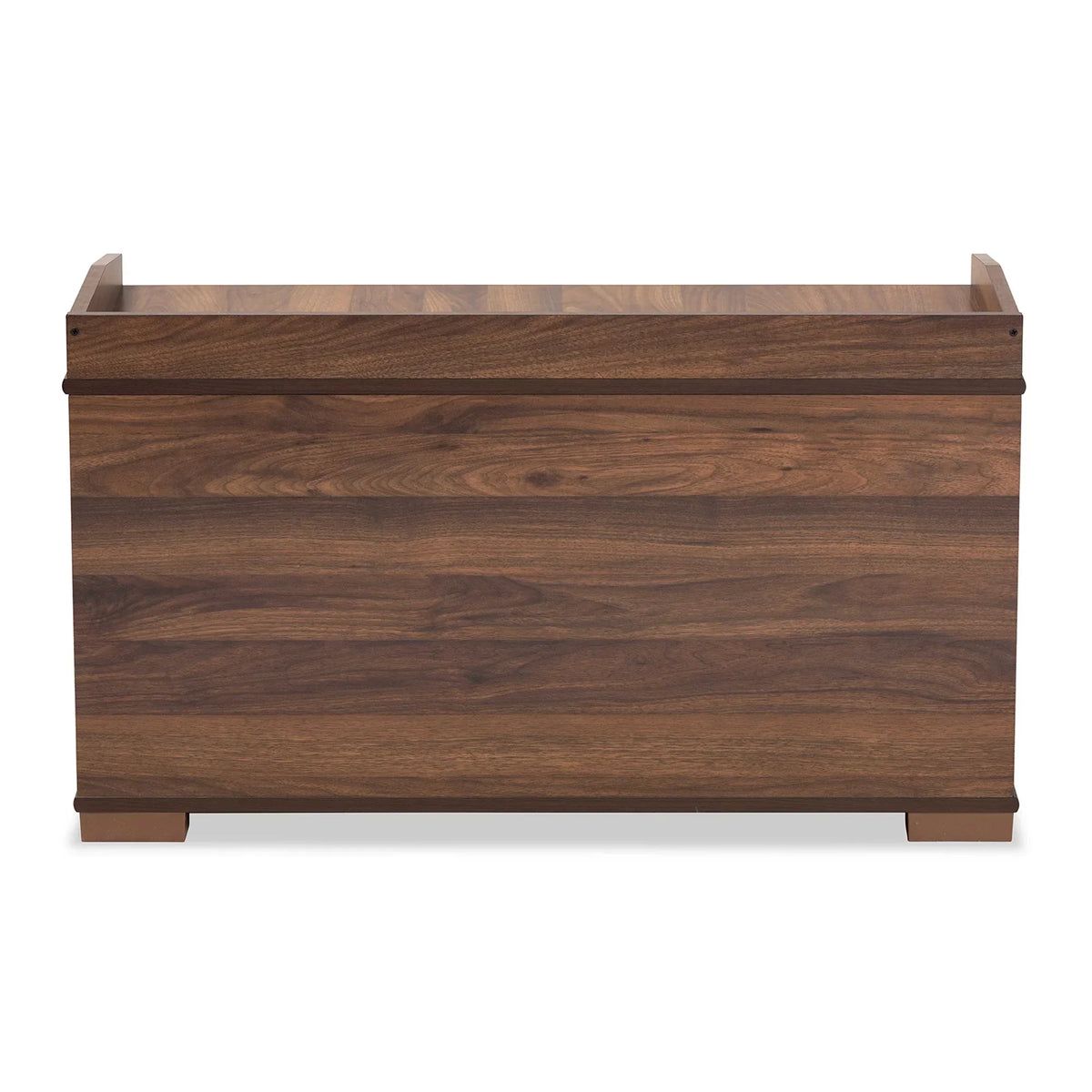 Baxton Studio Cat Litter Box Cover House, Walnut Brown, 35.40 x 18.90 x 20.10 in - Mariam