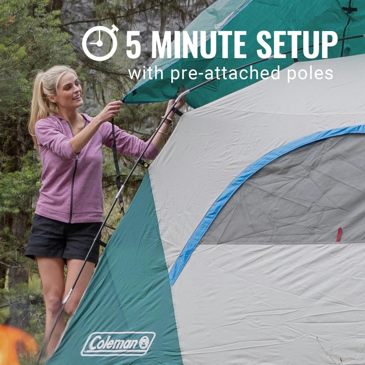 Coleman 8-Person Camping Tent - Skydome