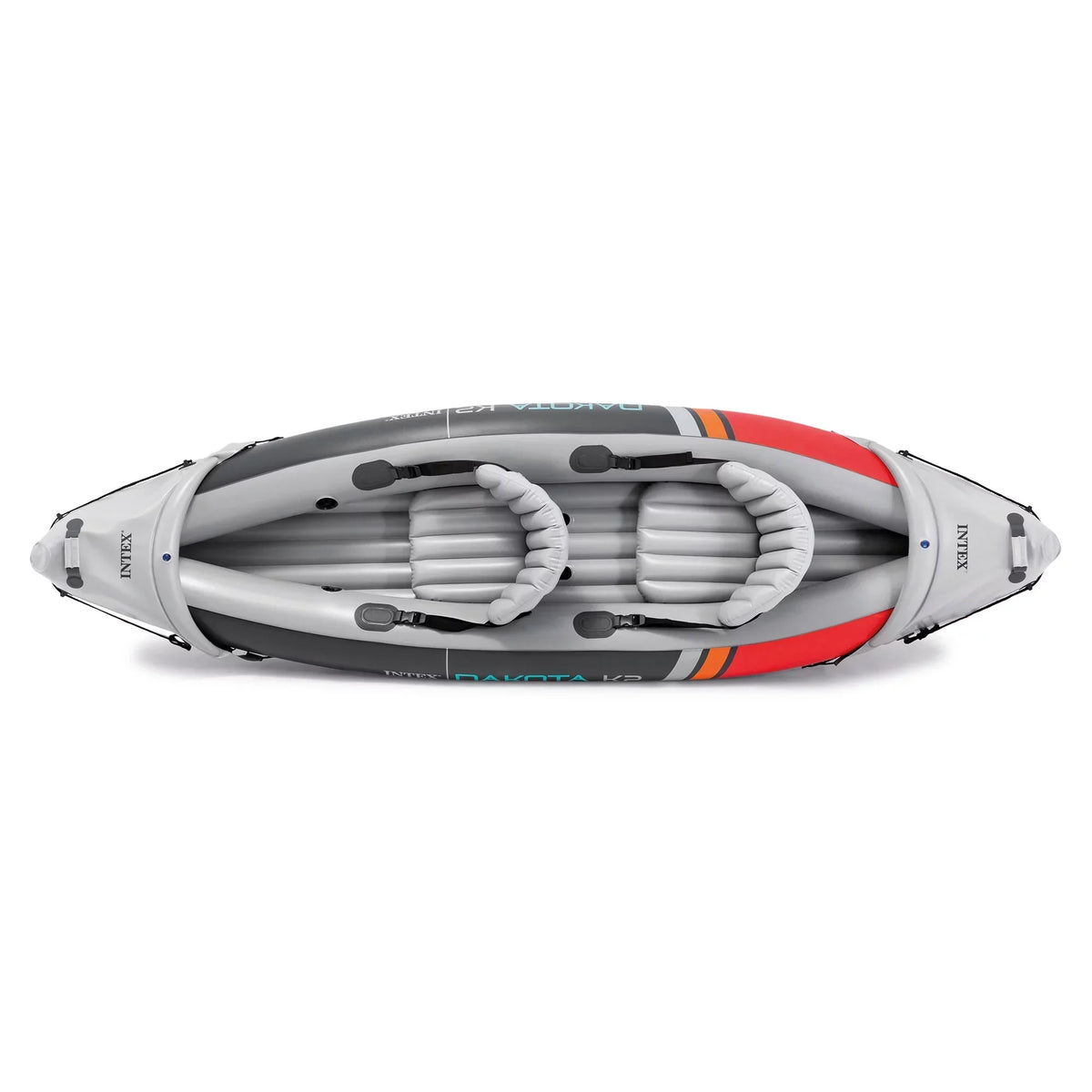 Intex Dakota K2 2-Person Vinyl Inflatable Kayak With Oars And Pump - Open Box