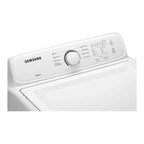 Samsung White Top Load Laundry Pair - WA41A3000AW Washer And DVE41A3000W Electric Dryer