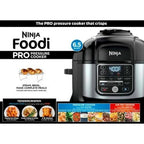 Ninja Foodi 10-in-1 6.5 Quart Pro Pressure Cooker Air Fryer Multicooker, Stainless - OS300