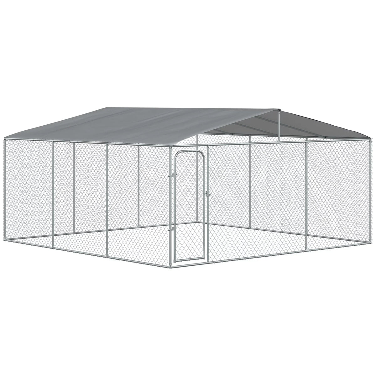 PawHut Dog Kennel Playpen With Waterproof Cover, 15' x 15' x 7.5' - D02-049V02