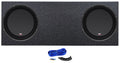 MTX Dual 12 in Subwoofers With Sub Box Enclosure Fits 2022-2023 Toyota Tundra Crew Max