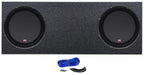 MTX Dual 12 in Subwoofers With Sub Box Enclosure Fits 2022-2023 Toyota Tundra Crew Max