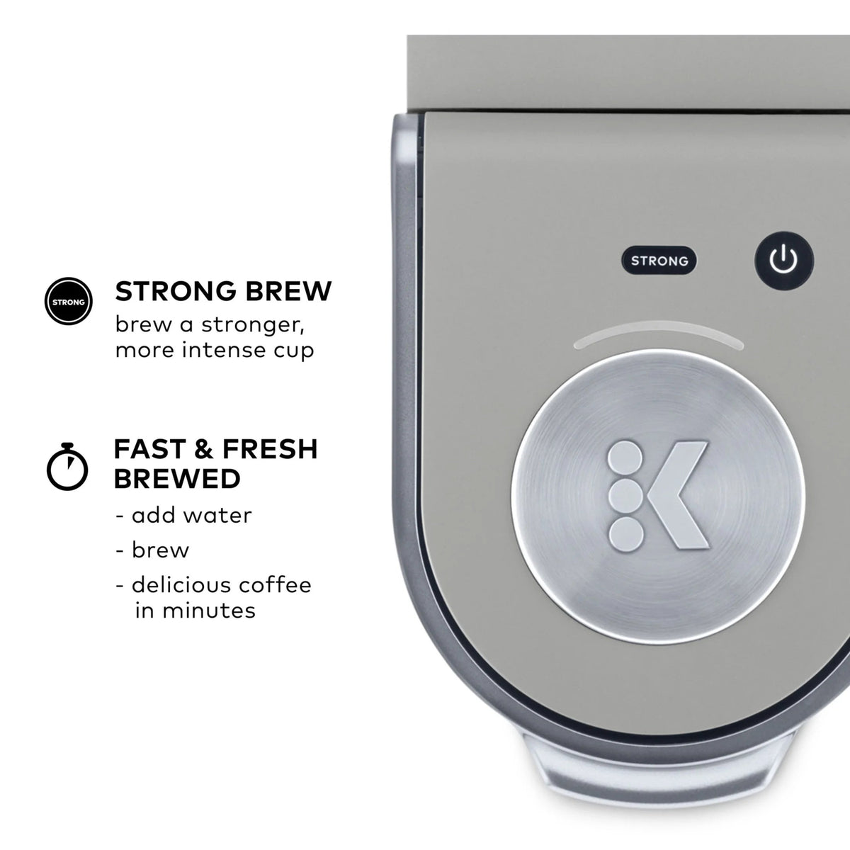 Keurig Single Serve K-Cup Pod Coffee Maker, Dusty Rose - K-Mini Plus