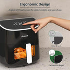 Larinest 8 Qt 8-in-1 Air Fryer With Viewing Window, Black - AF701