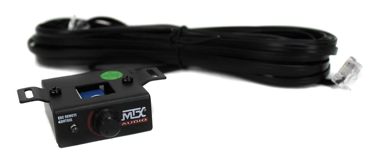 MTX 12in Dual Loaded Car Subwoofer Package With Sub Box, Amplifier And QPower Wiring Kit - TNP212D2