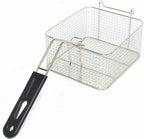 VONZOER Commercial Gas Griddle And Deep Fryer Combo, 2-Burner Stainless Steel, 70x38.5x51cm
