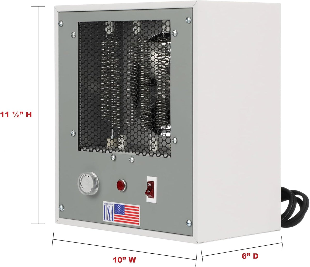 TPI Portable Electric Space Heater 120V 750W/1500W Tan - 150TS Series