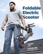 Electric Scooter With Solid Tires And Dual Braking - 350W/500W