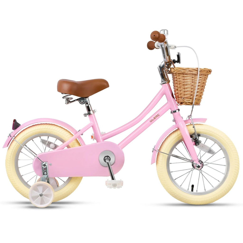 Glerc Girls' Kids' Bike, 12 inch, Pink, Ages 2-4 Years - Little Molly