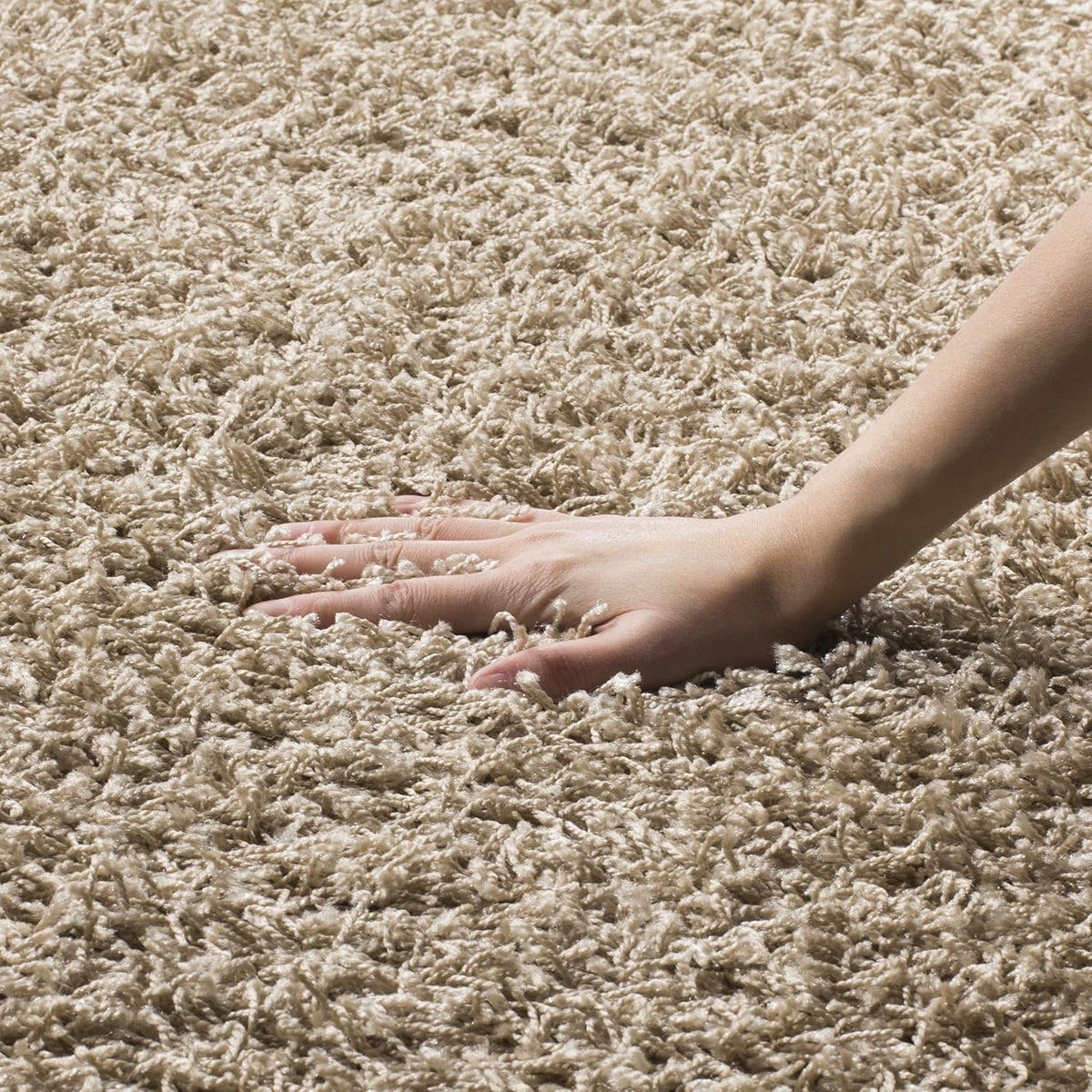 SAFAVIEH Athens Shag Area Rug 9x12 Beige - SGA119G