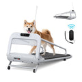 Ambifirner 2 In 1 Dog Treadmill For Small/Medium Dogs, 265 lbs Weight Capacity, Off White