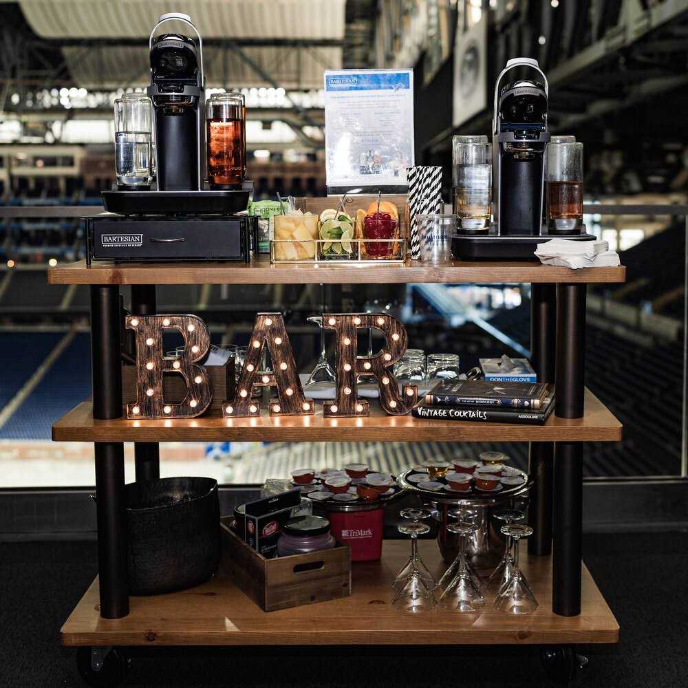 Bartesian Professional Cocktail Machine With 5 Interchangeable Glass Bottles - 55306