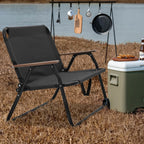 MoNiBloom Folding Double Camping Chair, 2-Person, 43.5 x 21.5 x 27 in, 330 lbs