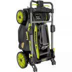 RYOBI 40V Brushless 20 in Self-Propelled Mower, String Trimmer & Leaf Blower Kit With 2 Batteries, 2 Chargers - RY401120-Y RY40270 RY40407BTLVNM
