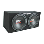MTX Dual 12in 1200W Loaded Subwoofer Box With 1500W Amplifier And Capacitor - TNE212D