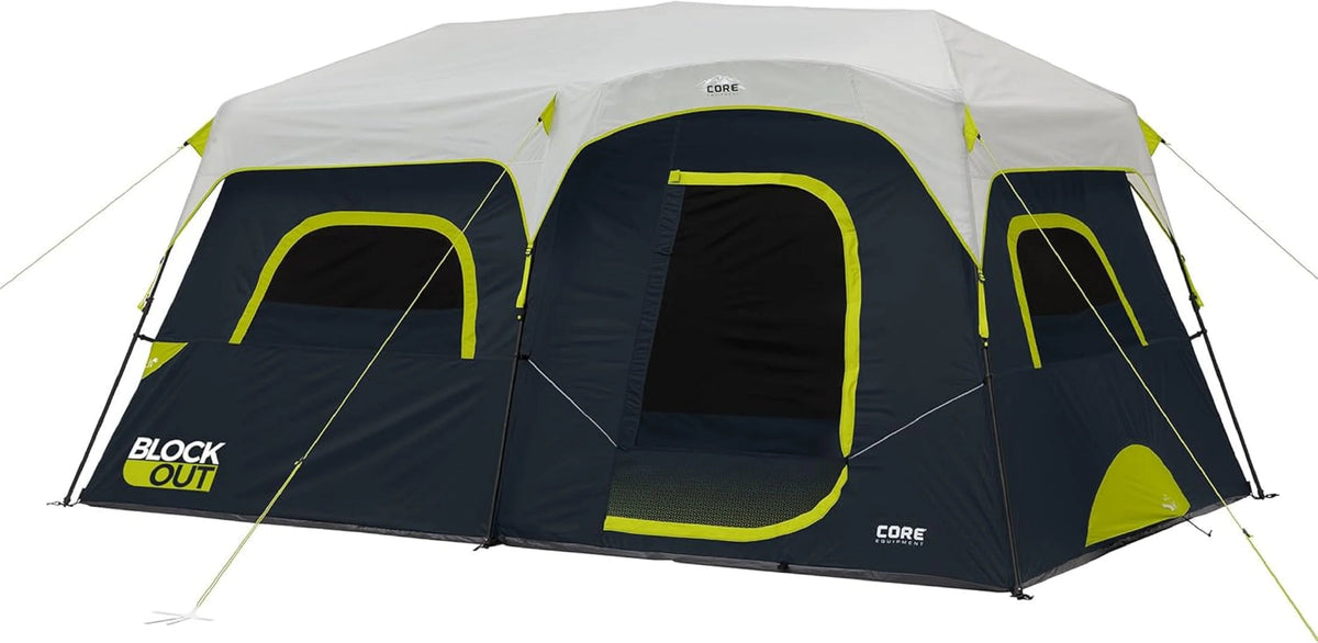 Core Equipment 9-Person Instant Cabin Blockout Tent - 40343